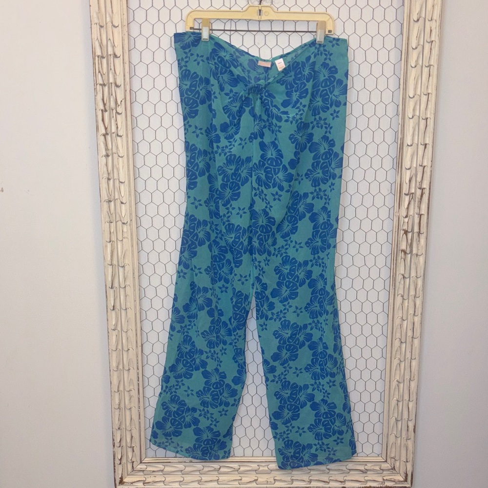 Victoria’s Secret Sheer Floral Coverup Pants